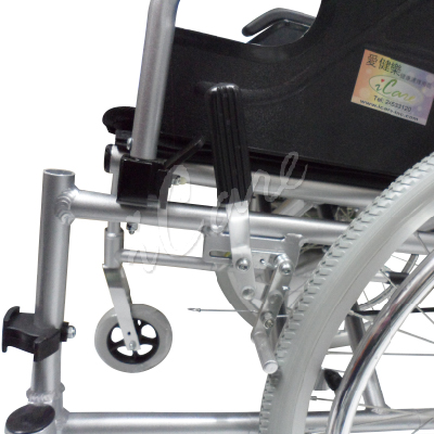 EAL-M626 - 16"座闊鋁制後翻式扶手輪椅